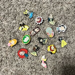 Disney Princess Character Pin Collection - Multicolor
